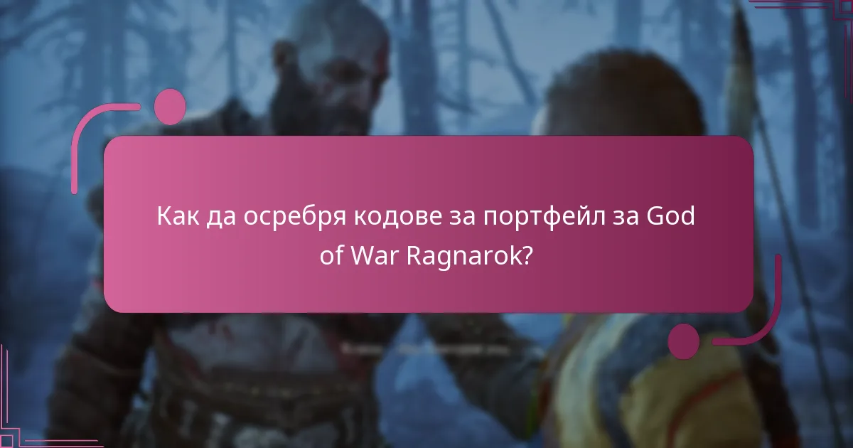 Какви видове кодове за портфейл са налични за God of War Ragnarok?