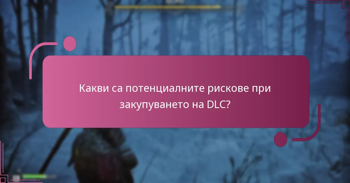 Какви са потенциалните рискове при закупуването на DLC?